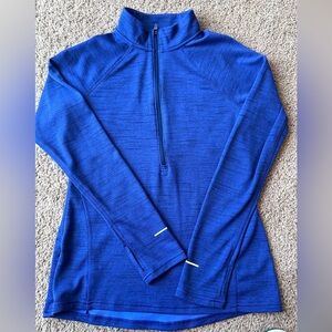 Champion Women's Blue Zip-Up Top